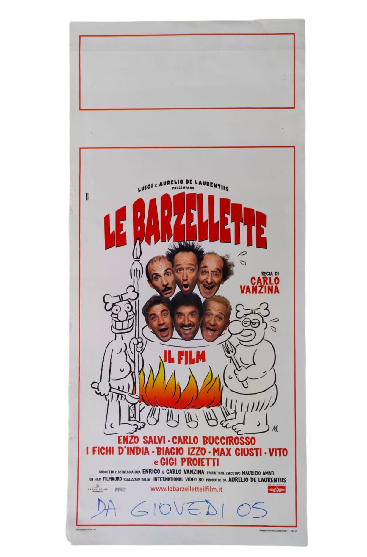 Locandina originale di cinema - Le barzellette