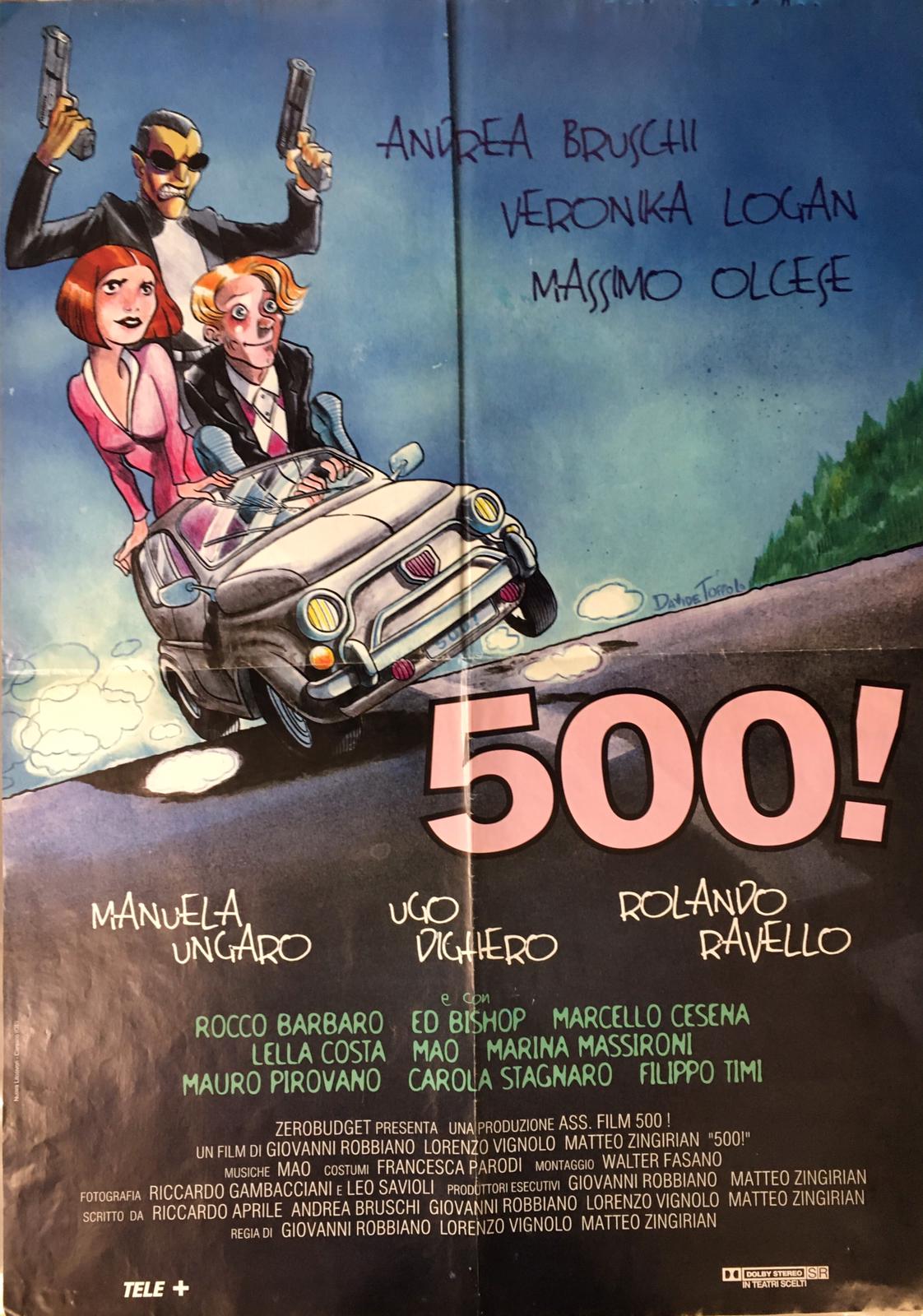 Soggettone di Cinema originale d'epoca 500! Tortona4Arte