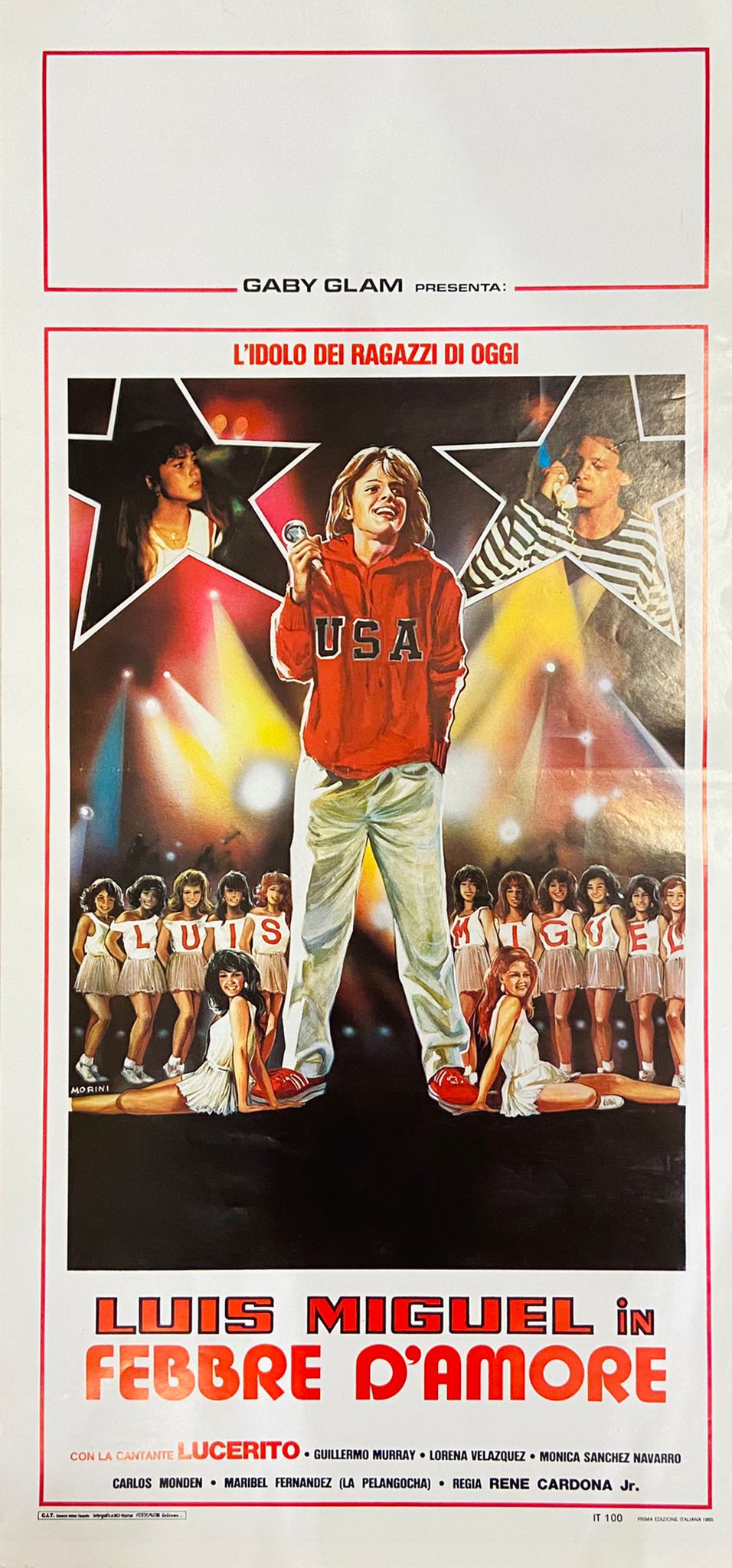 Locandina di Cinema Originale d'Epoca - Febbre d'amore anno 1985 Tortona4Arte