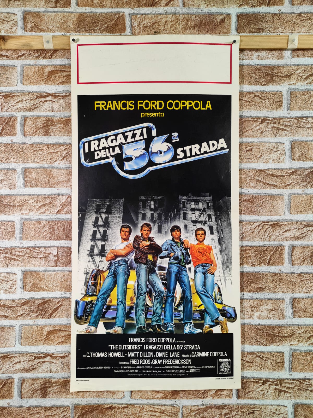 Locandina originale di cinema - I ragazzi della 56ª strada Tortona4Arte