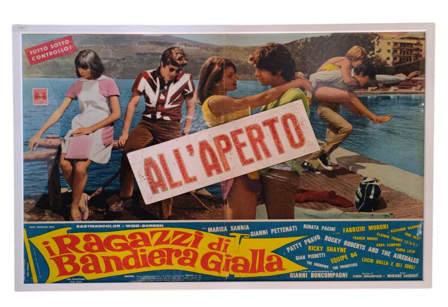Fotobusta di cinema originale - I Ragazzi di Bandiera Gialla