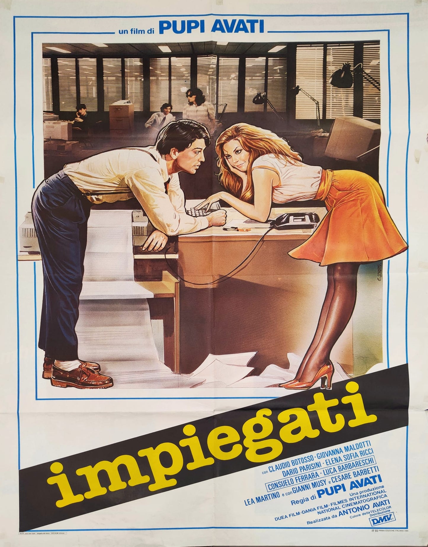 Manifesto originale di cinema - Impiegati Tortona4Arte