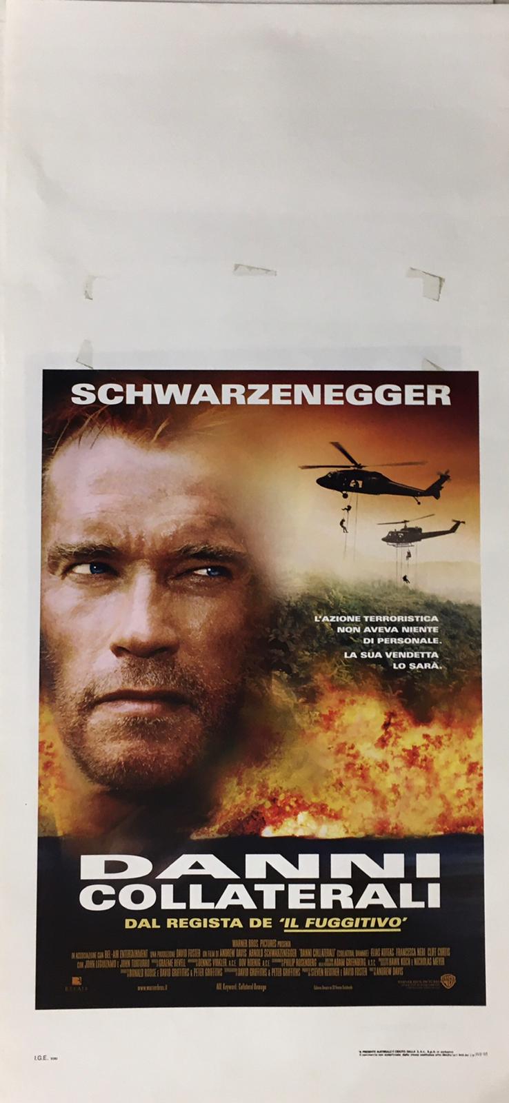 Locandina Di Cinema Originale D'Epoca Danni Collaterali 2002 Tortona4Arte
