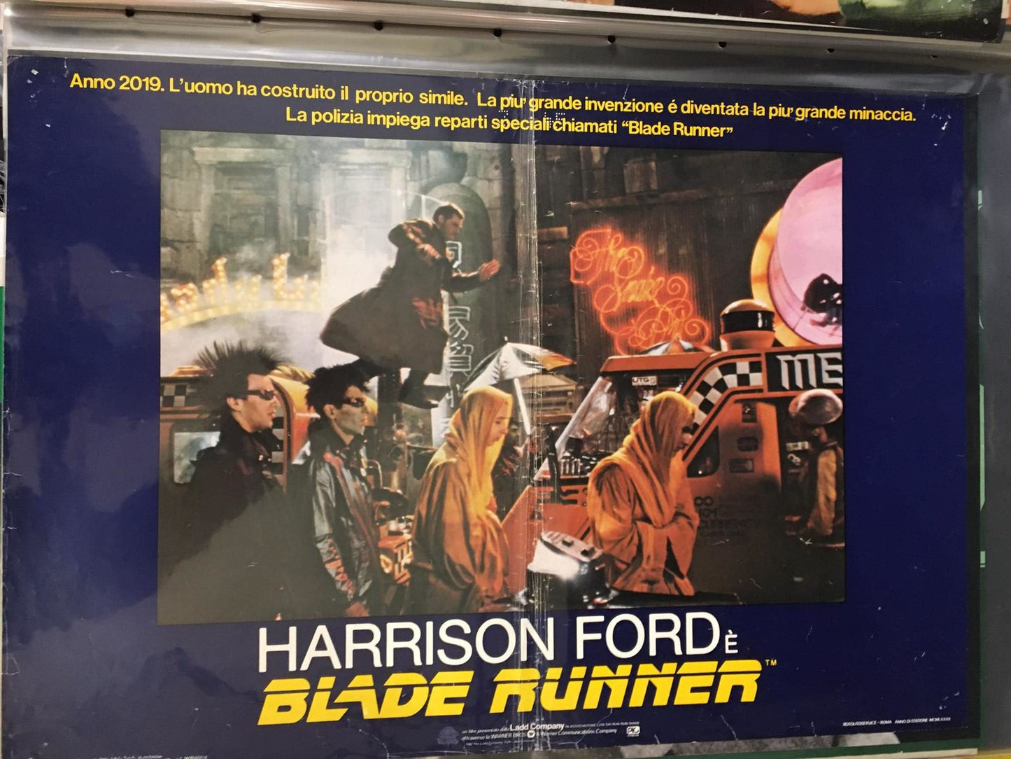 Fotobusta Di Cinema Originale D'Epoca D'Epoca Blade Runner 1982 Tortona4Arte
