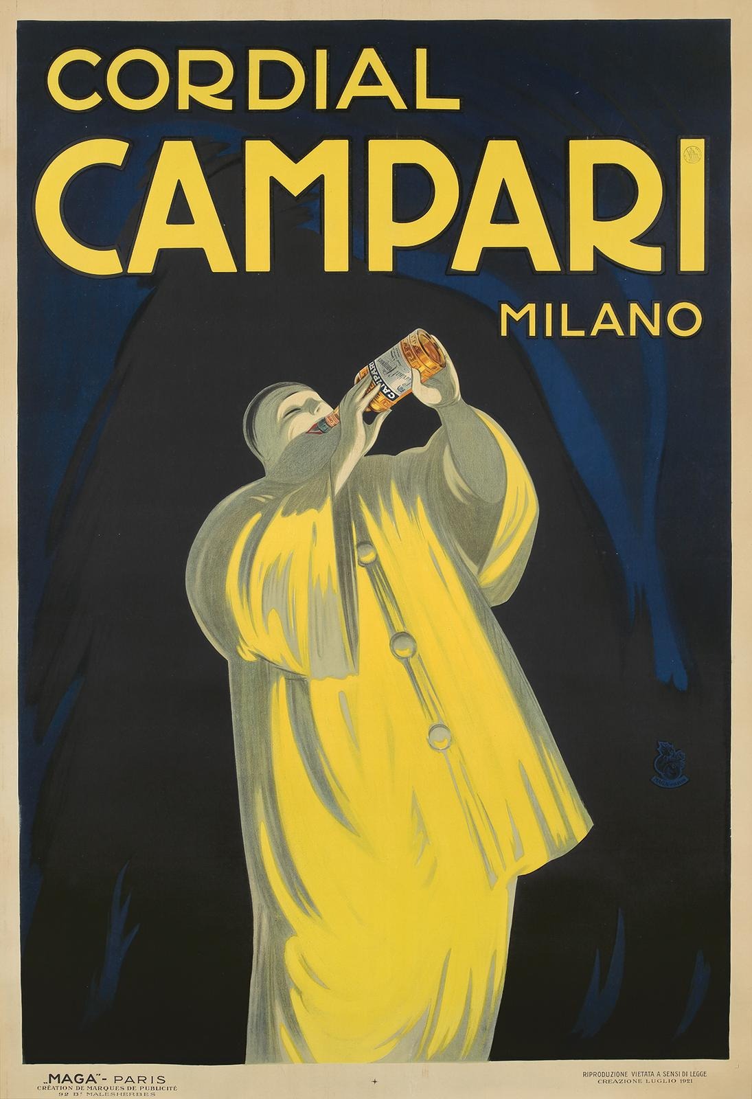 Manifesto pubblicitario Cordial Campari Tortona4Arte
