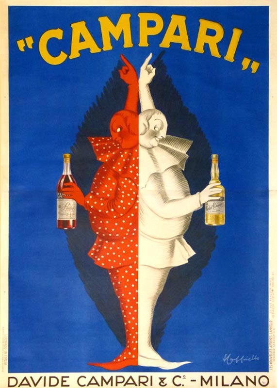 Manifesto pubblicitario Campari Bitter e Cordial Tortona4Arte