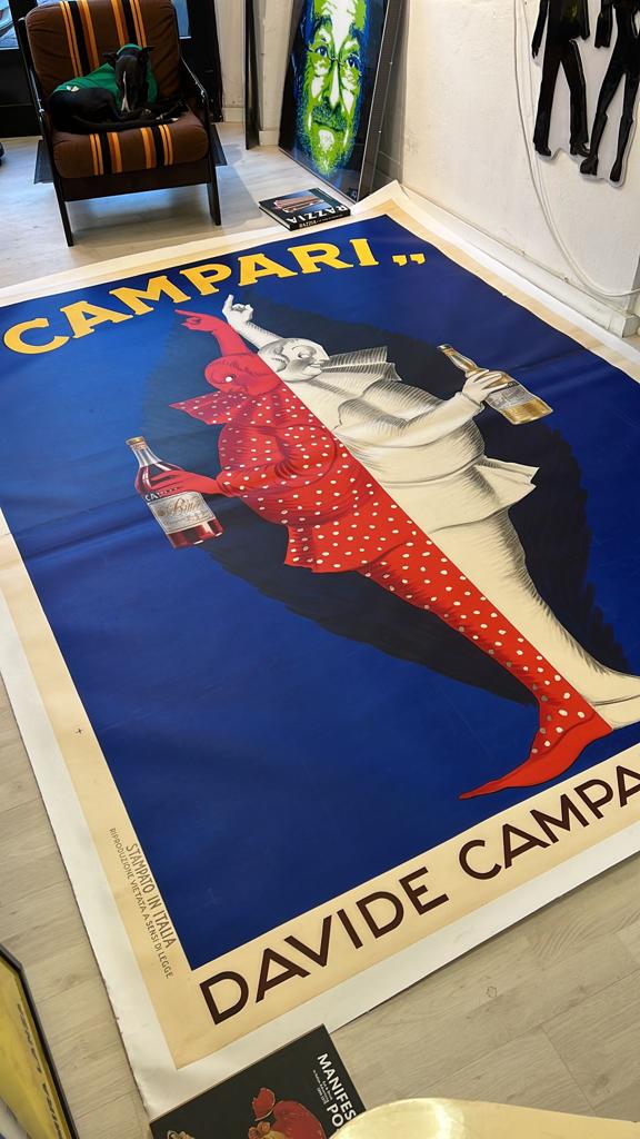 Manifesto pubblicitario Campari Bitter e Cordial Tortona4Arte