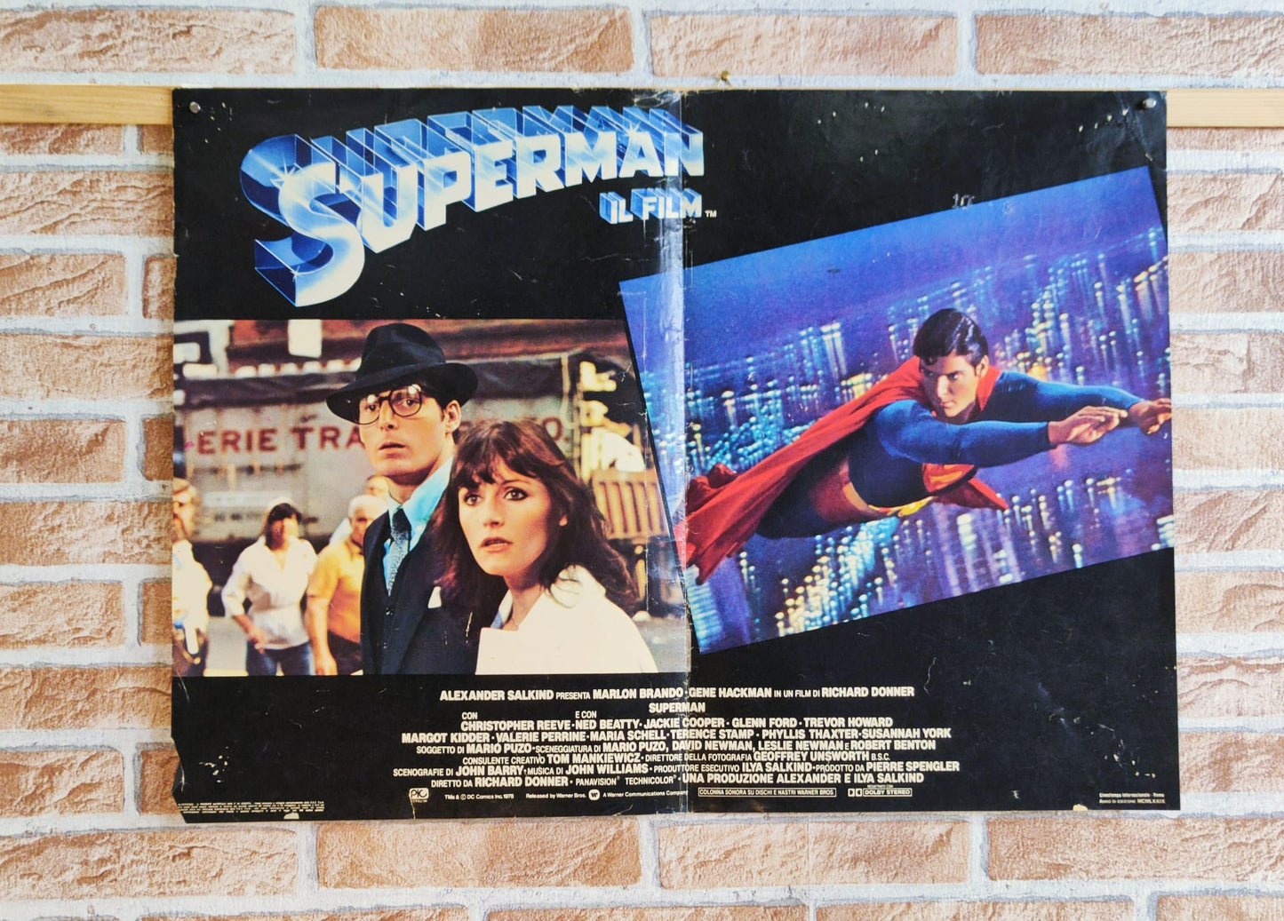 Fotobusta originale- Superman Tortona4Arte