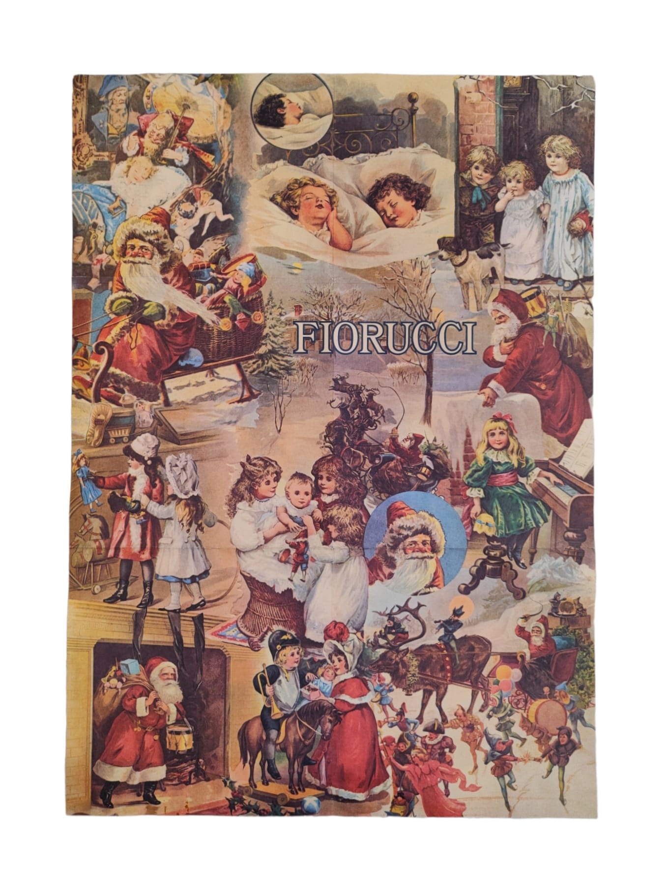 Manifesto pubblicitario originale d'epoca - Fiorucci Tortona4Arte