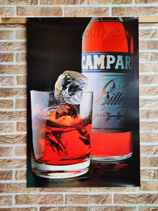 Manifesto pubblicitario originale d'epoca - Campari Bitter Tortona4Arte