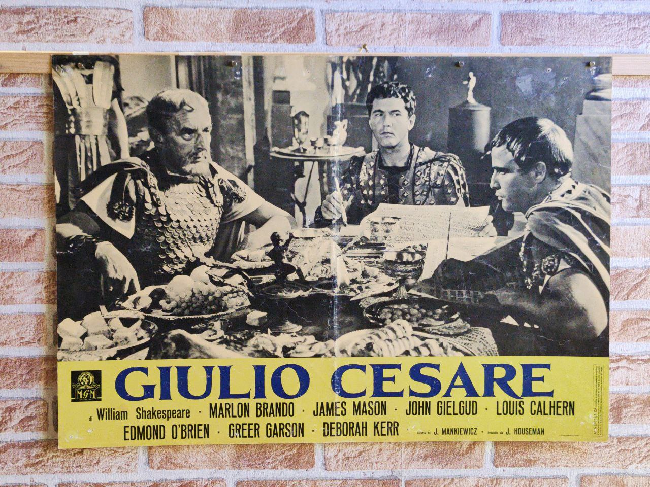 Fotobusta di cinema originale - Giulio Cesare Tortona4Arte