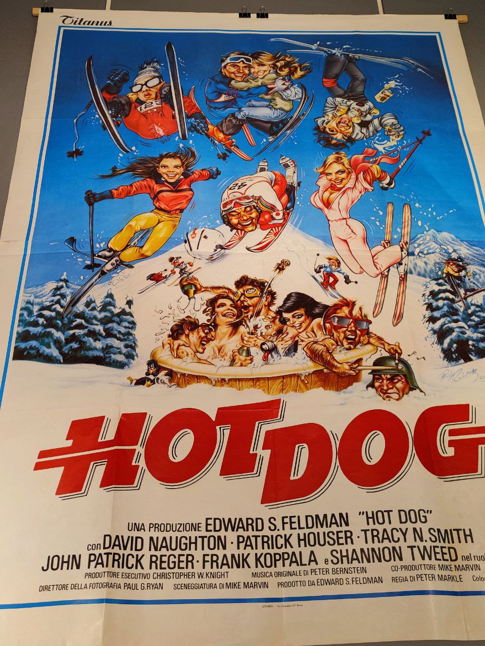 Manifesto originale di cinema - Hot Dog Tortona4Arte