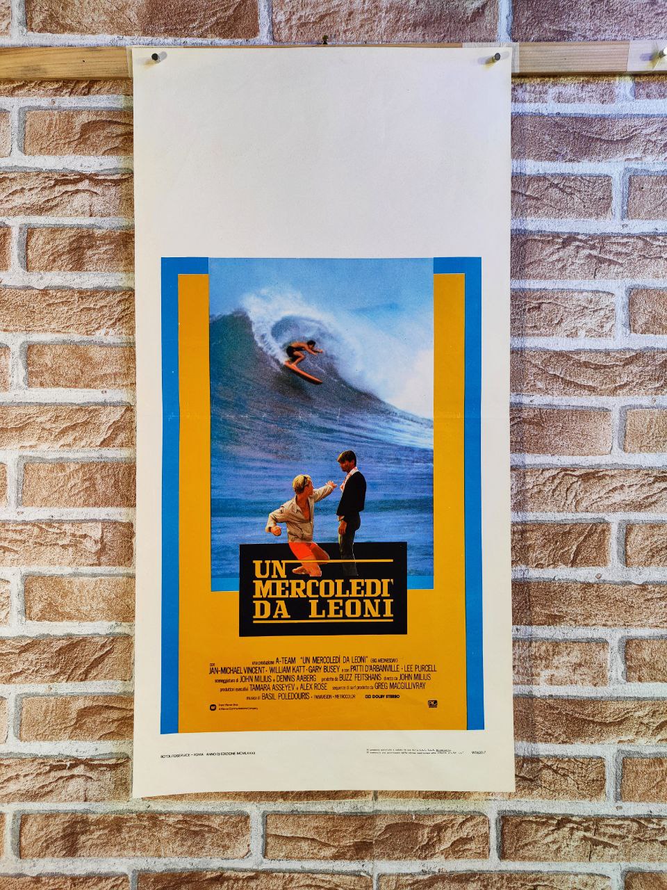 Locandina originale di cinema - Un mercoledì da leoni