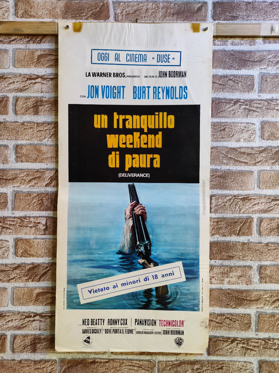 Locandina originale di cinema - Un tranquillo weekend di paura
