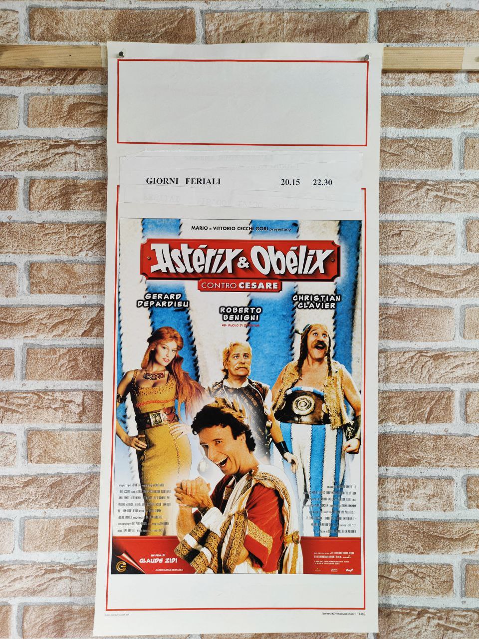 Locandina originale di cinema - Asterix & Obelix contro Cesare