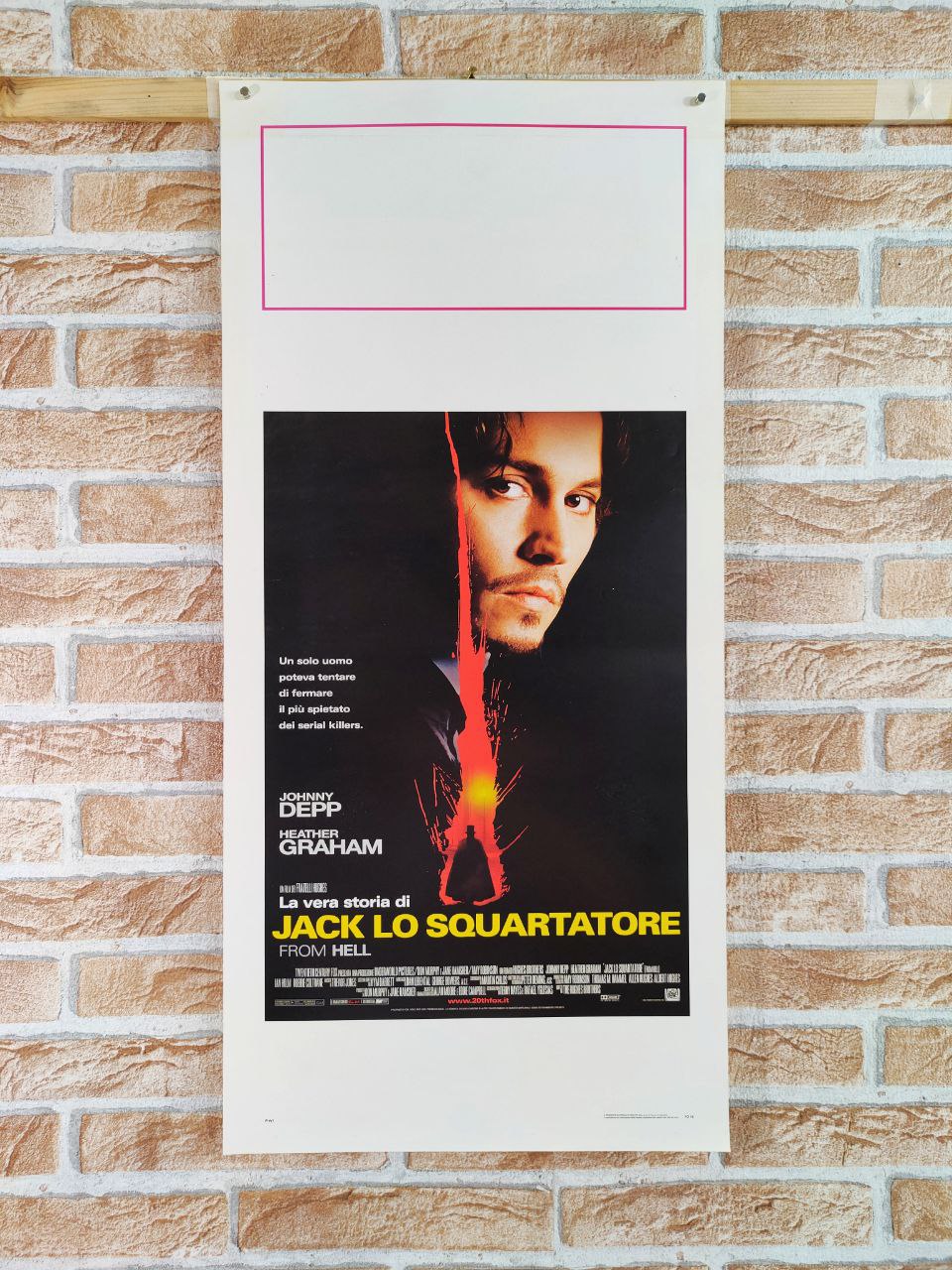 Locandina originale di cinema - La vera storia di Jack lo squartatore