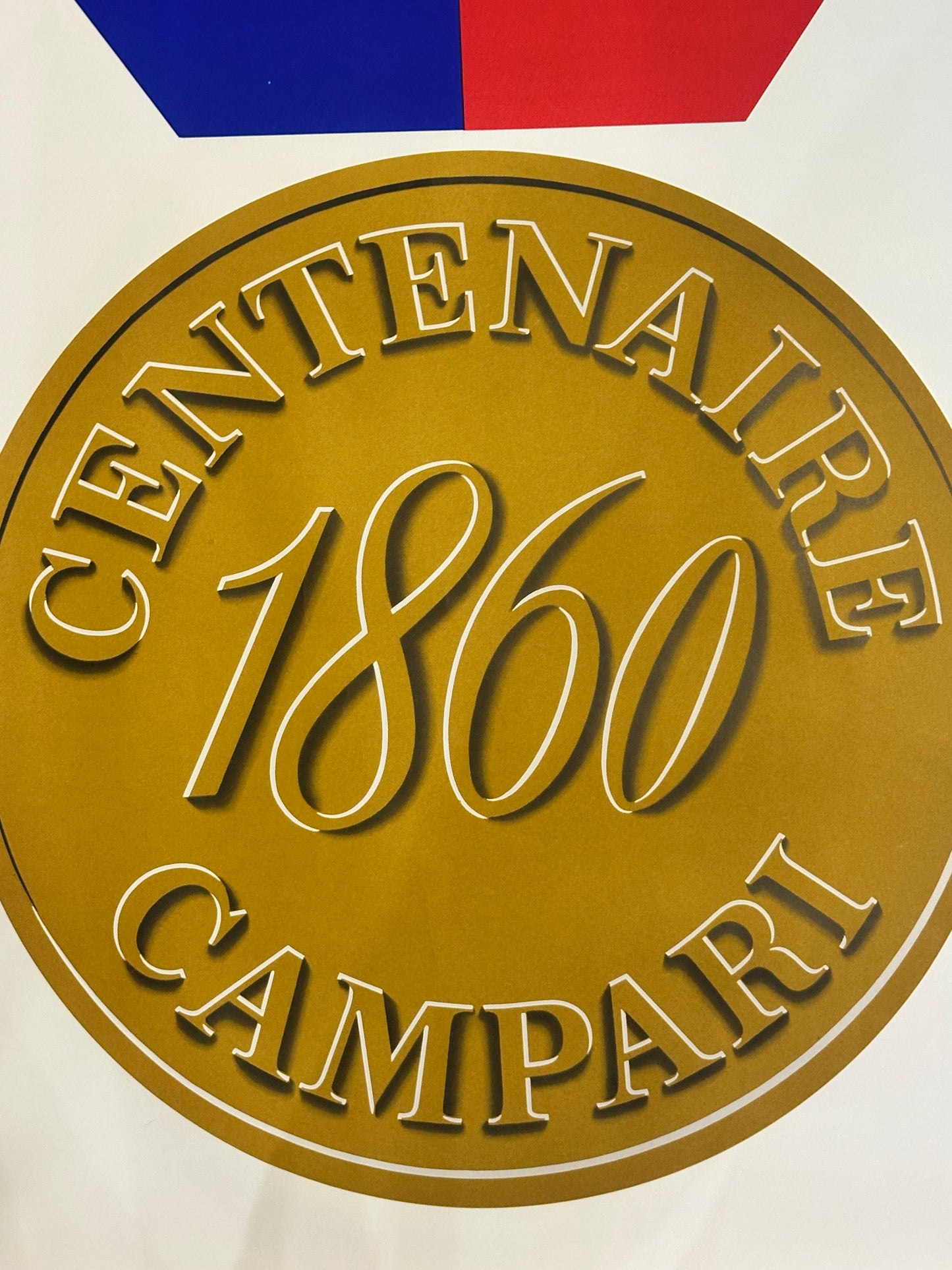 Manifesto pubblicitario originale - Campari anniversario 1860