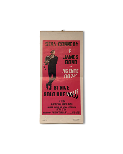 Locandina di cinema - 007 Si vive solo due volte - Sean Connery