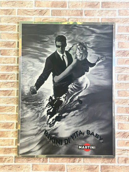 Manifesto pubblicitario originale - Martini - Bikini di Vita, Charlize Theron