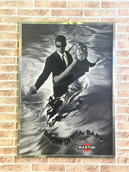 Manifesto pubblicitario originale - Martini - Bikini di Vita, Charlize Theron