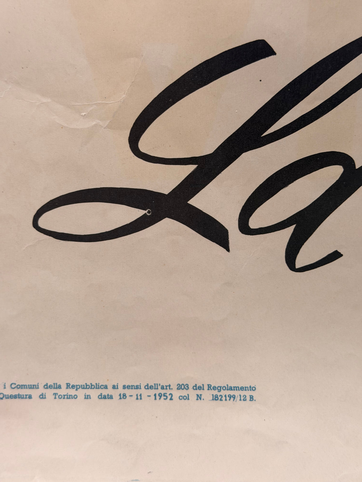 Manifesto pubblicitario originale - Alemagna Charms caramelle
