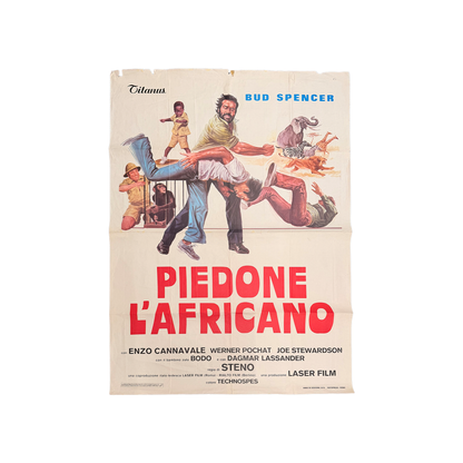 Manifesto di cinema - Piedone L’Africano - Bud Spencer