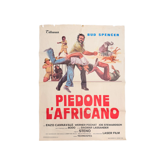 Manifesto di cinema - Piedone L’Africano - Bud Spencer