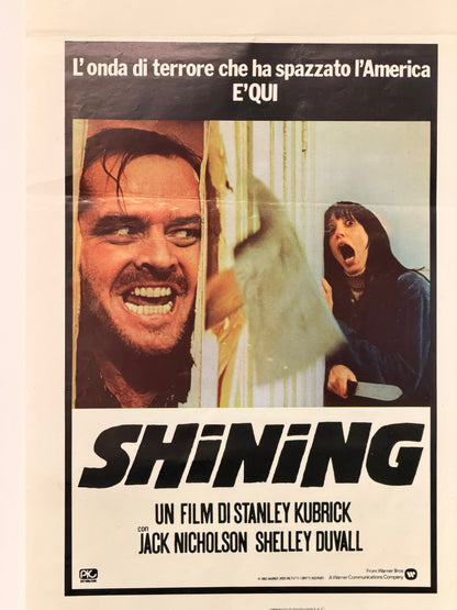 Locandina di cinema - Shining - Kubrick