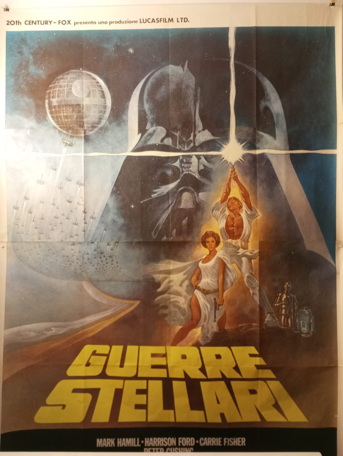 Manifesto originale di cinema - Guerre stellari - Star Wars 1977