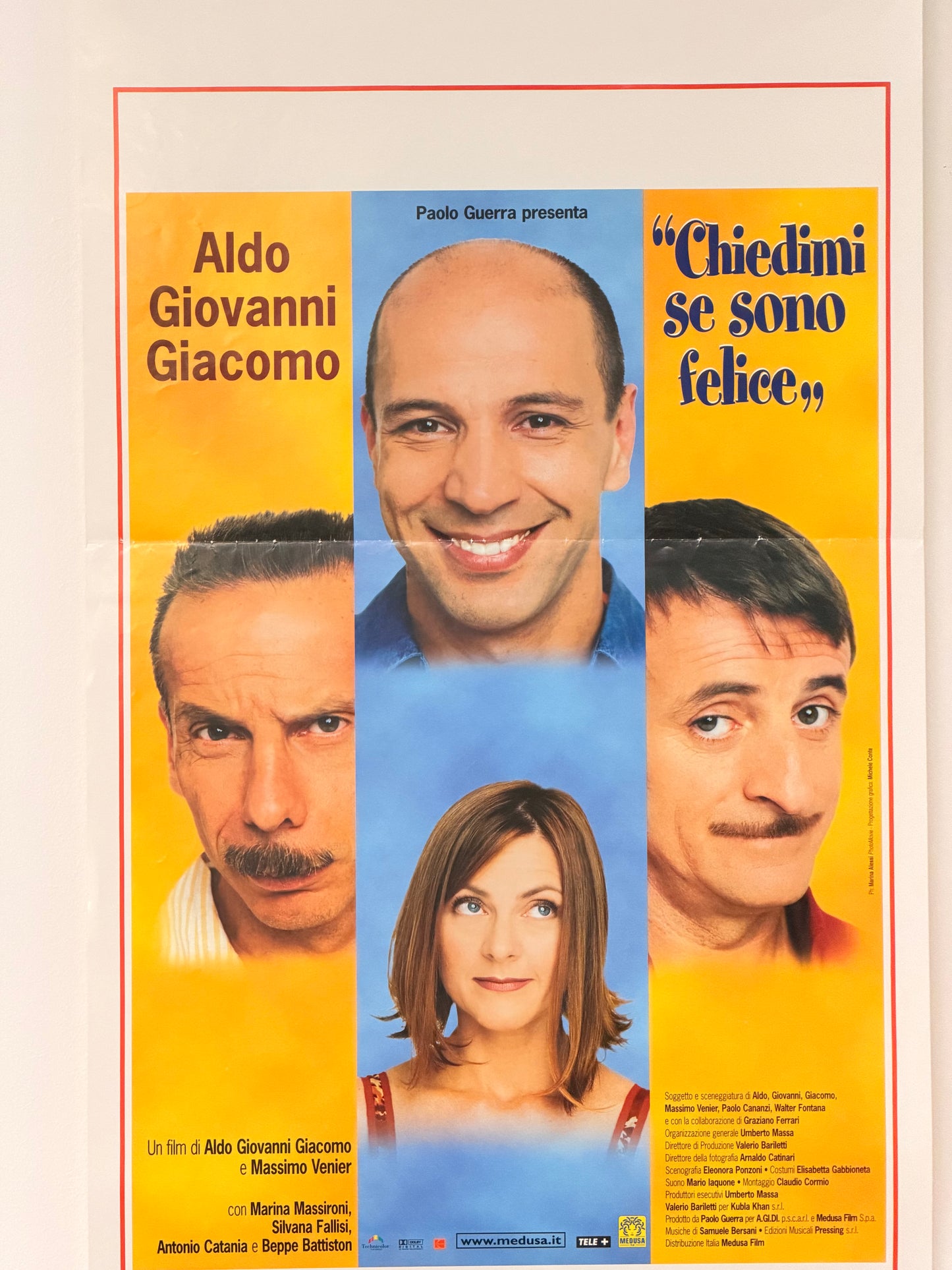 Locandina di cinema - Chiedimi se sono felice