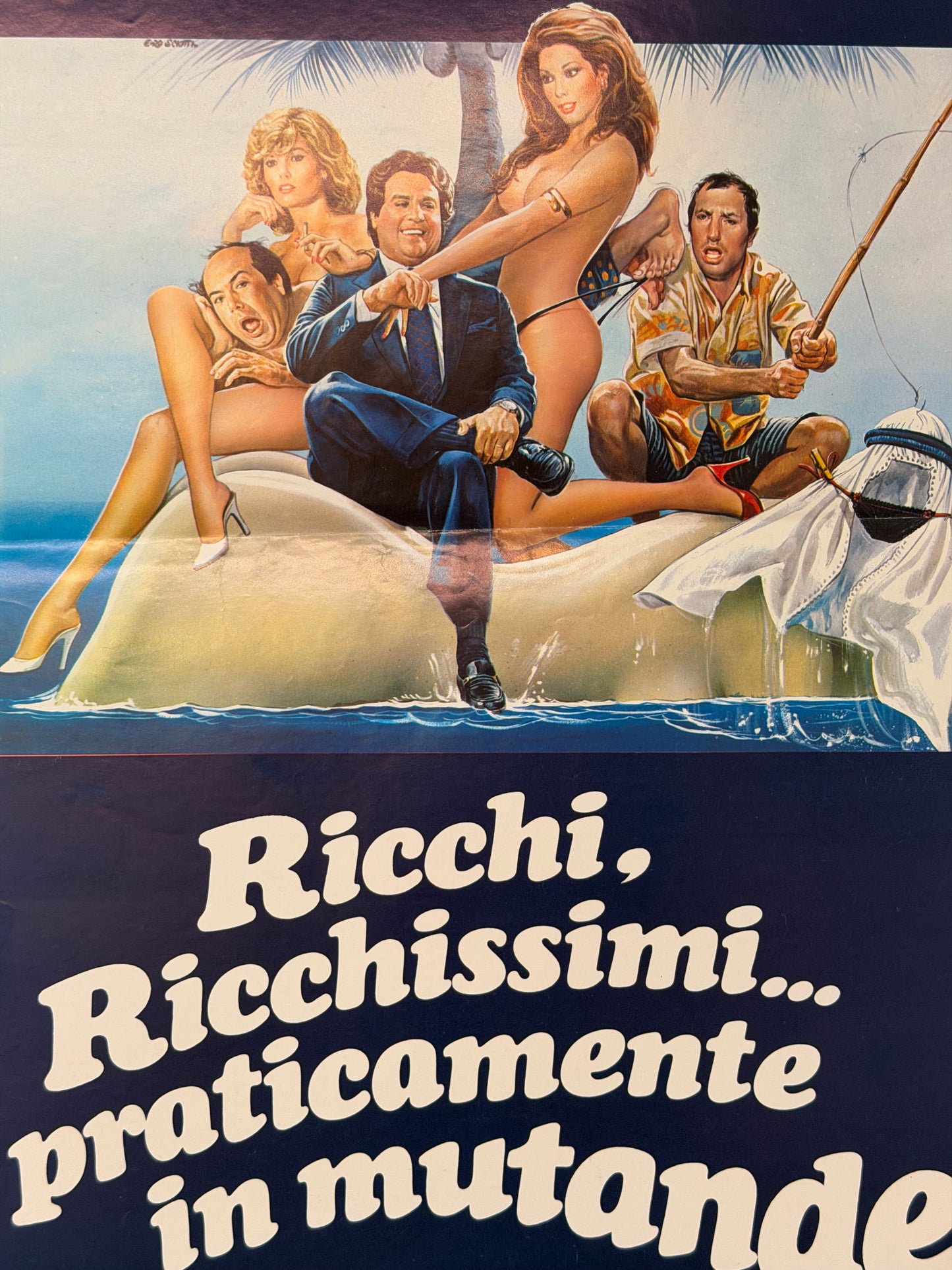 Locandina di cinema - Ricchi, ricchissimi praticamente in mutande