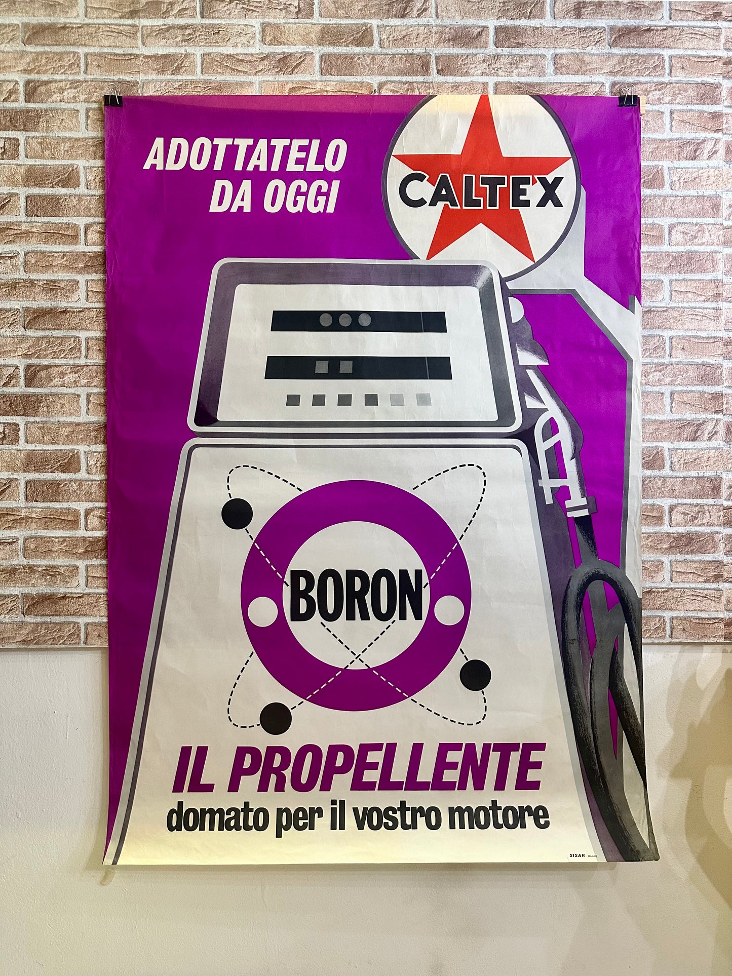 Manifesto pubblicitario originale - Caltex
