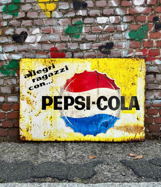 Insegna pubblicitaria originale - Pepsi