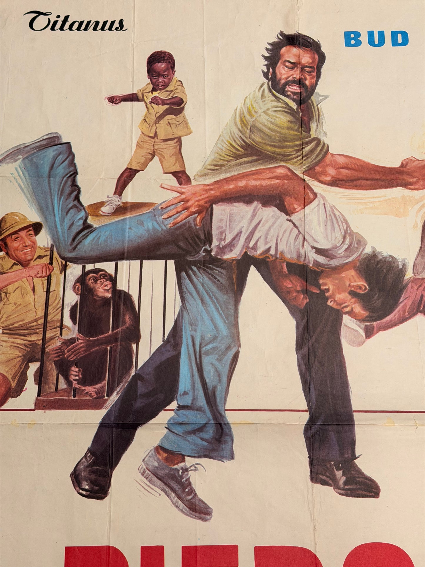 Manifesto di cinema - Piedone L’Africano - Bud Spencer