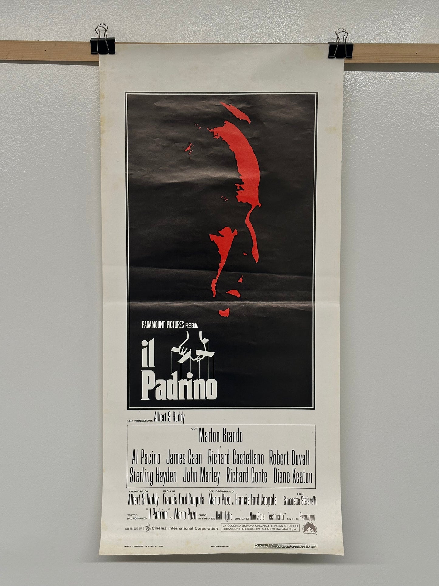 Locandina di cinema - Il Padrino
