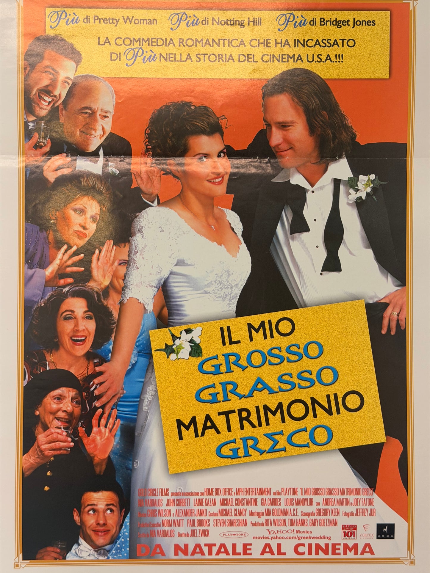 Locandina di cinema - Il mio grosso grasso matrimonio greco