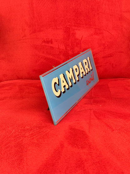 Vetrofania originale - Campari Aperitif