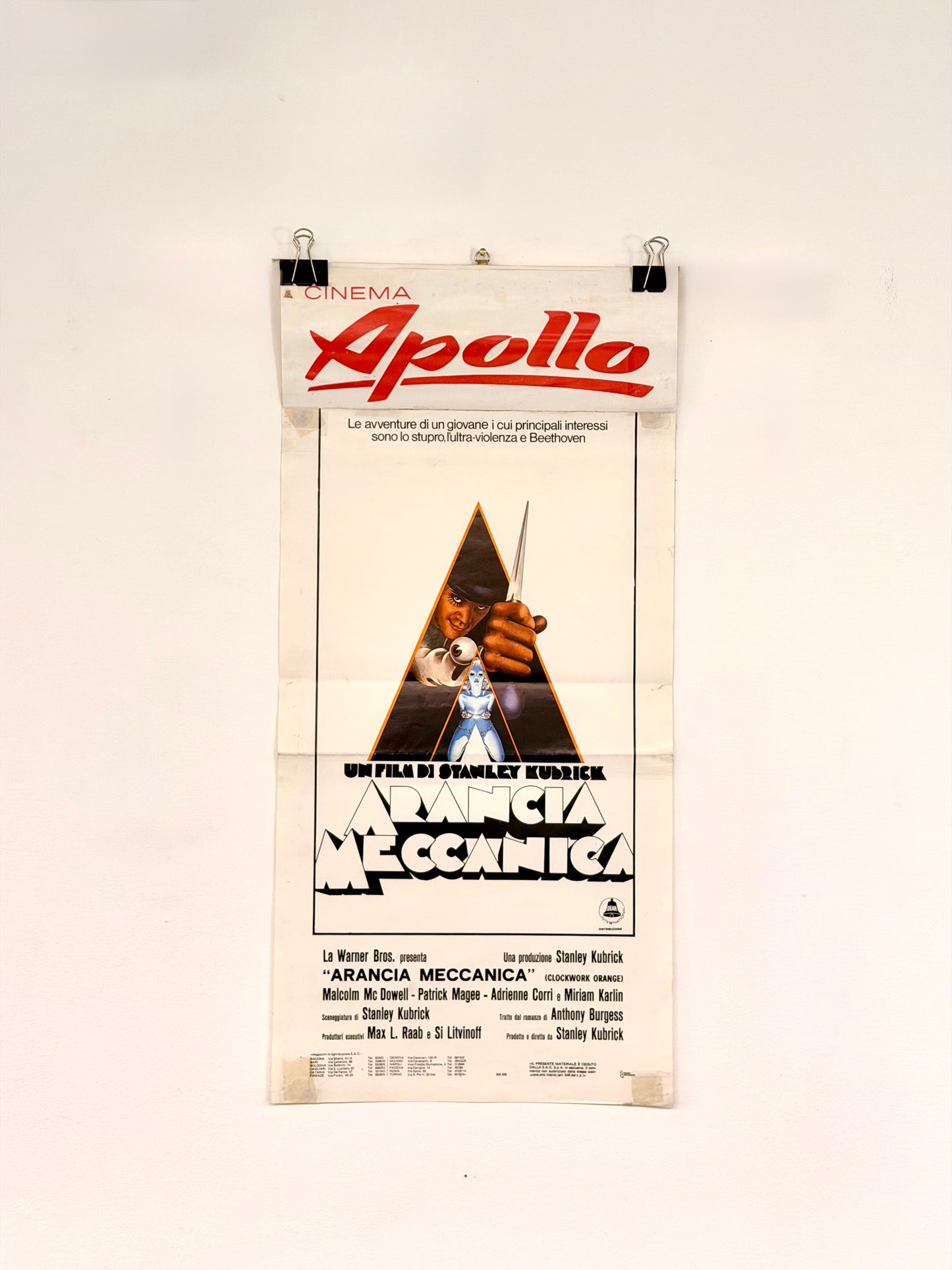 Locandina di cinema - Arancia Meccanica