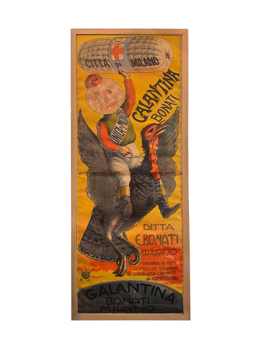 Manifesto pubblicitario originale - Calantina Bonati Milano