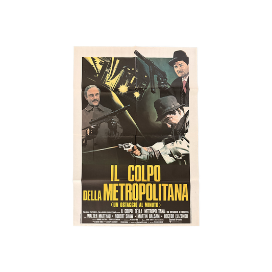 Manifesto originale di cinema - Il colpo della Metropolitana