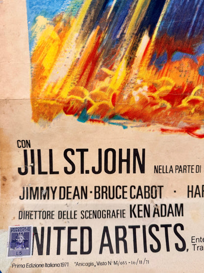 Manifesto di cinema - 007 Una Cascata di Diamanti - Sean Connery