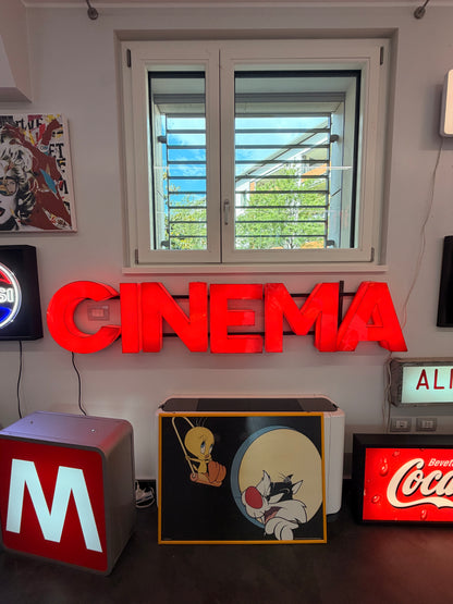 Insegna luminosa Cinema