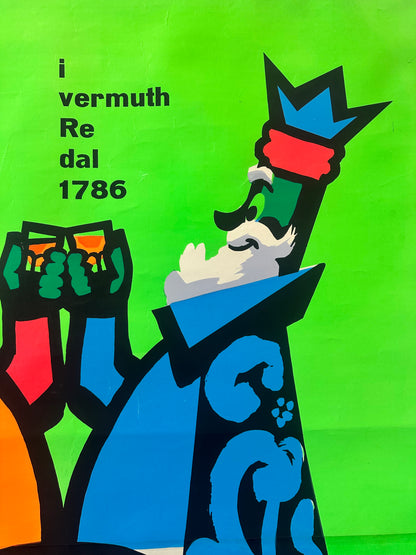 Manifesto pubblicitario originale - Carpano Punt e Mes - Armando Testa