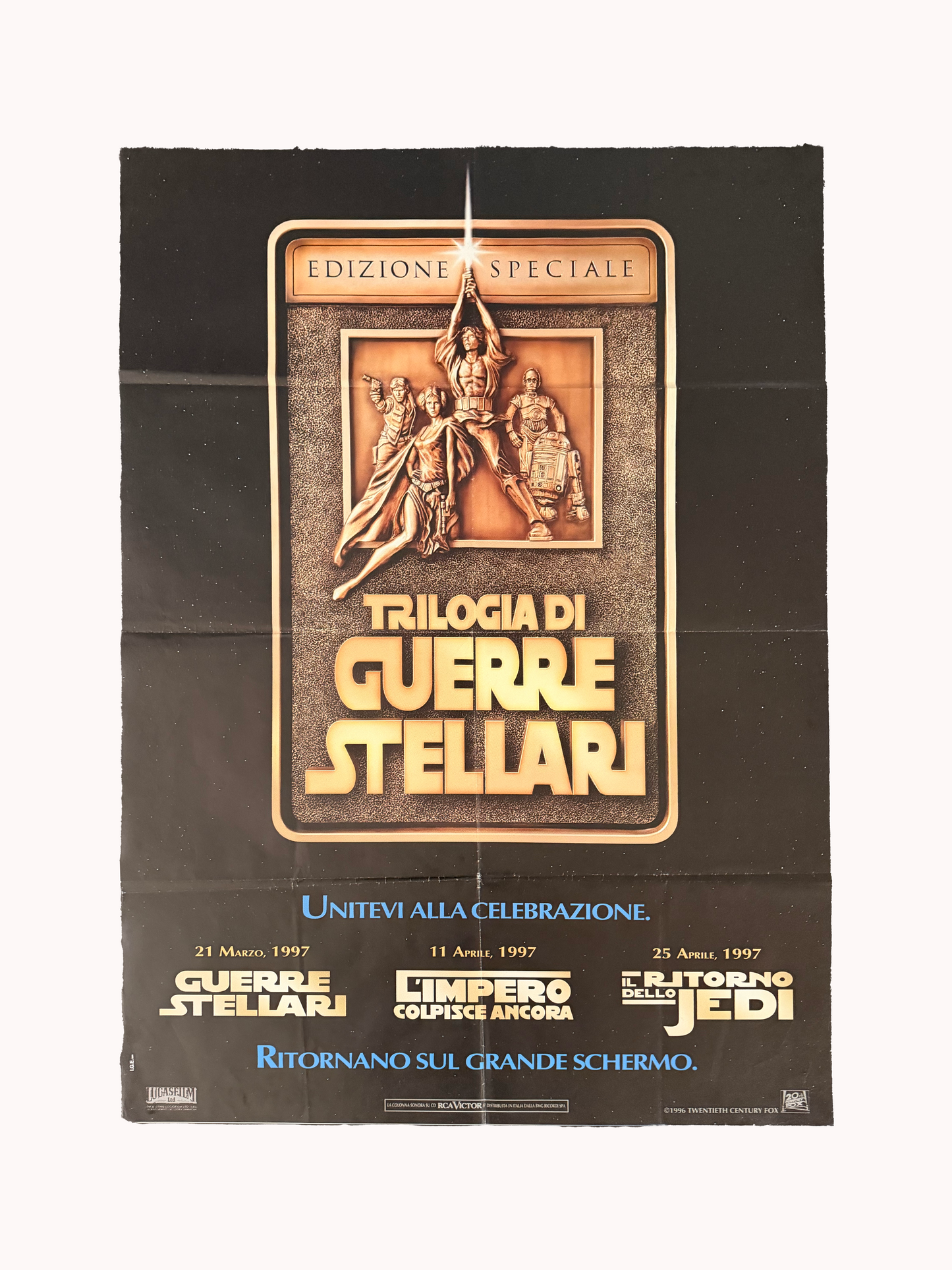 Manifesto di cinema - Trilogia di Guerre stellari