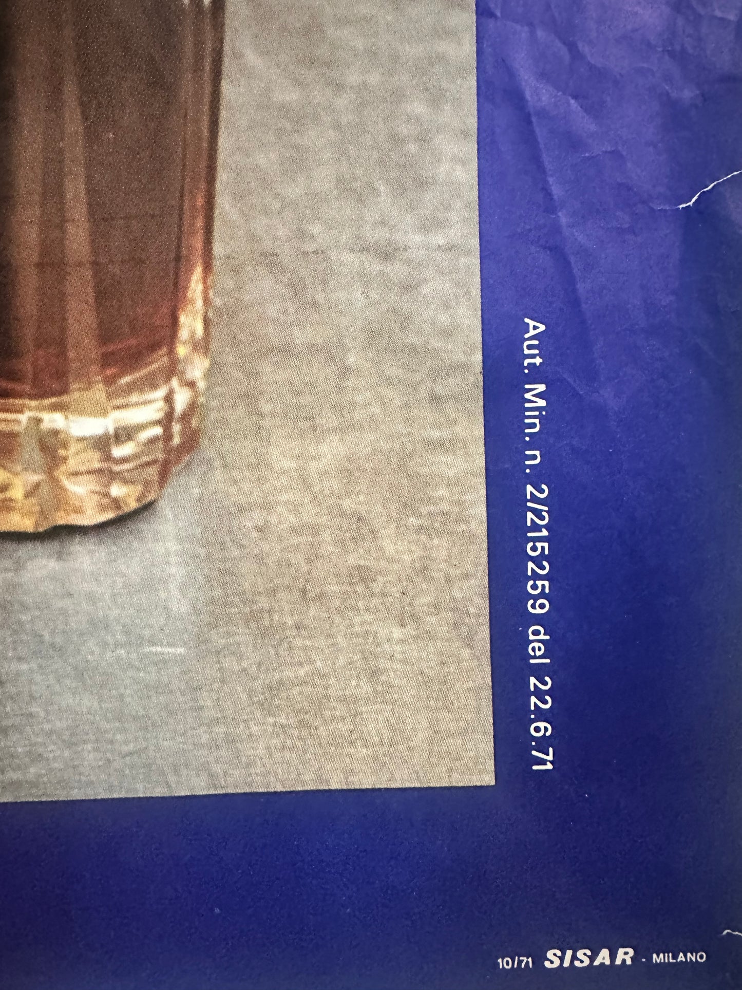 Manifesto originale pubblicitario - Ramazzotti Milano