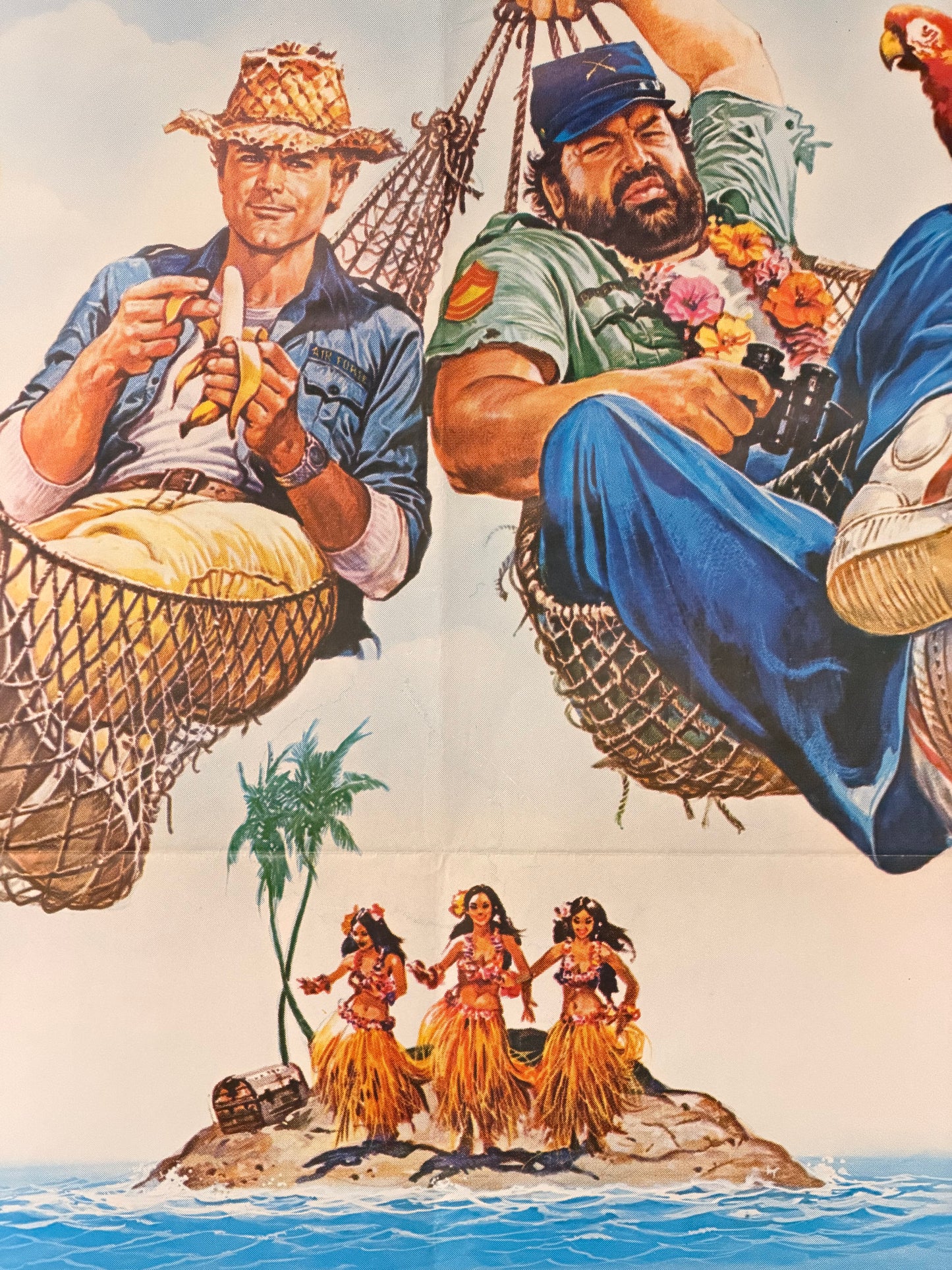Manifesto di cinema - Chi trova un amico trova un tesoro - Bud Spencer e Terence Hill