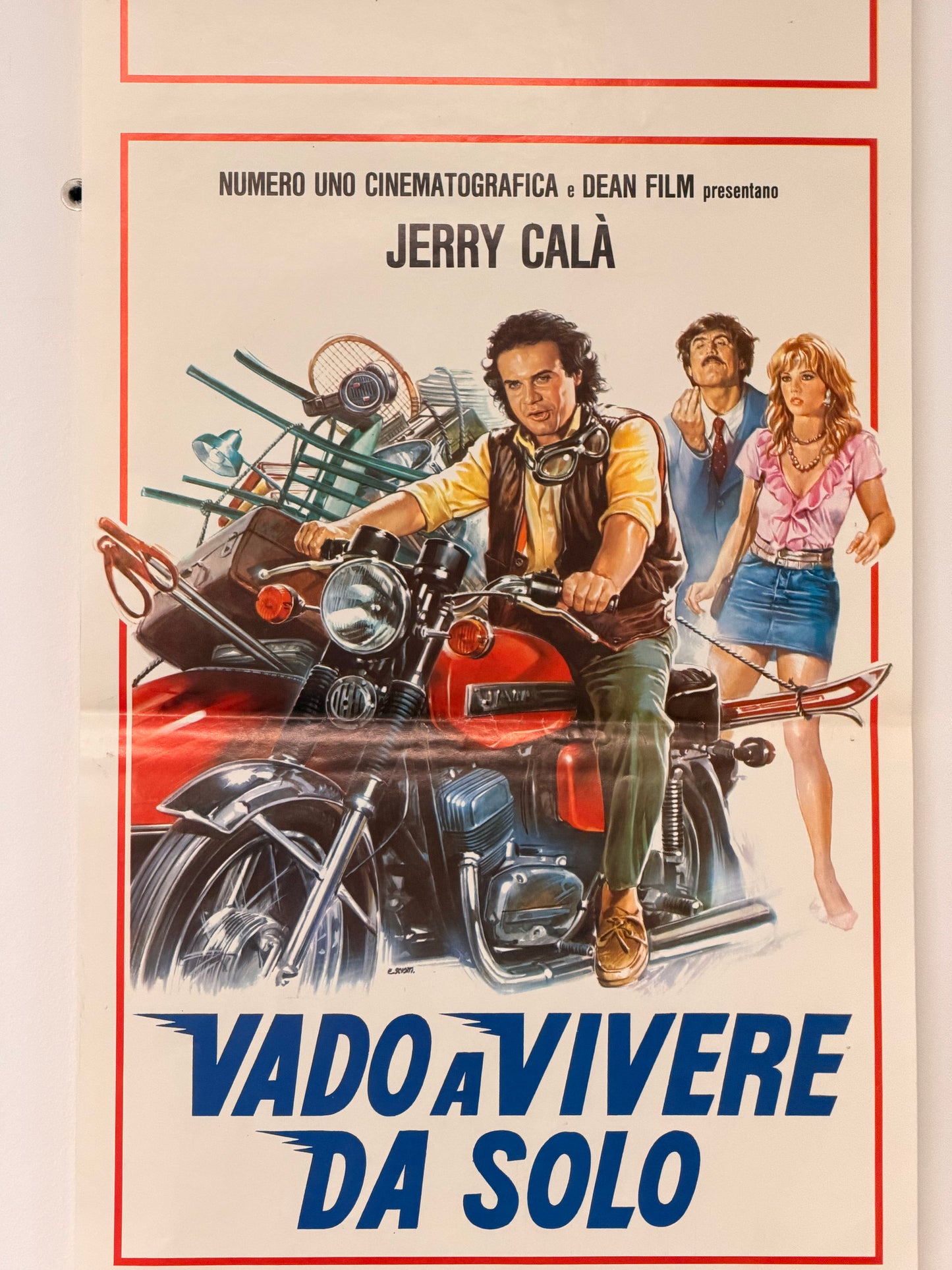 Locandina di cinema - Vado a vivere da solo
