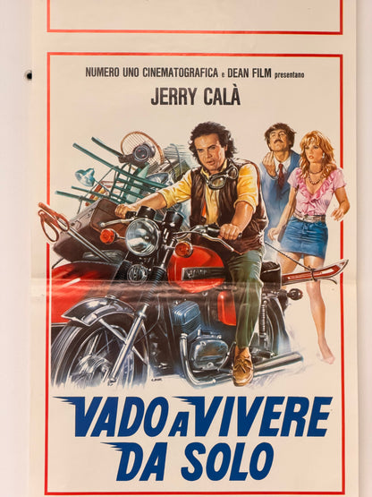 Locandina di cinema - Vado a vivere da solo
