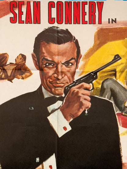 Manifesto originale di cinema - 007 Missione Goldfinger - Sean Connery