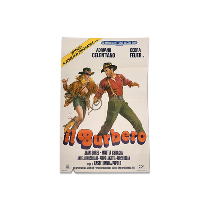Manifesto di cinema - Il burbero - Adriano Celentano